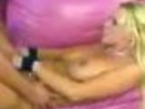 Barbie doll fucks on pink couch