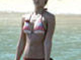 Jessica Alba On The Beach