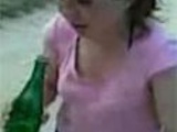 Village girl forced to fuck bottle